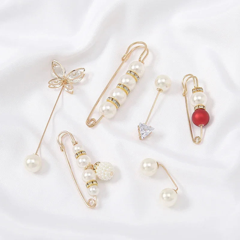 Pearl Brooch Pins