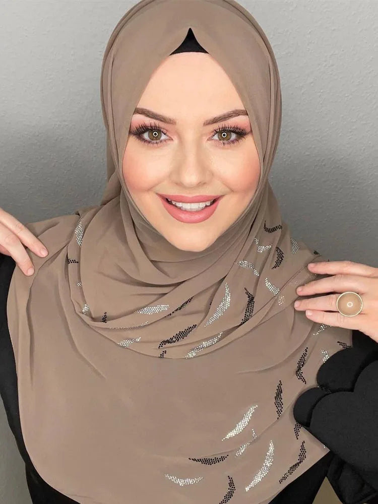 Chiffon Hijabs For Woman Abayas