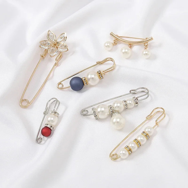 Pearl Brooch Pins