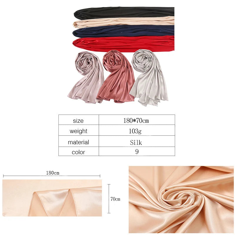 Silk Satin Hijab